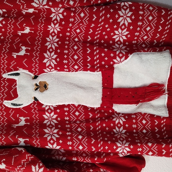 Ugly Christmas Sweater Llama Theme Size XL - Picture 2 of 3
